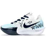 Nike G.T. Cut 3 Cushioning Abrasion Resistant Cushioning, Wear Resistant Low top Basketball Shoes Unisex Blue White DV2918-102(Team40-) 45 white