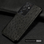 100% Originalus stručio odos dėklas, skirtas Samsung Galaxy S26 S21 S22 S23 S24 S25 Ultra Plus S26Ultra S26Plus A54 A55 A56 A57 5G Leather&Galaxy S22 5G black