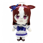 Kawaii Uma Musume pliu&scaron;iniai žaislai Anime Pretty Derby personažas Meisho Doto pliu&scaron;inis mink&scaron;tas kim&scaron;tas lėlės kolekcinis gimtadienio Kalėdų dovana 23cm brown