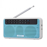 Rolton E500 belaidis Bluetooth garsiakalbis 6W HiFi stereo muzikos grotuvas Ne&scaron;iojamas skaitmeninis FM radijas su mėlyna