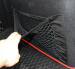 Automobilio sėdynės atlo&scaron;as bagažinės Velcro saugojimo tinklinis krep&scaron;ys, skirtas Ford Kuga Escape Ecosport automobilių įrankiams