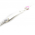 Les Tr&eacute;sors De Lily [C5634] - Gourmette Argent 'Bambino Love'