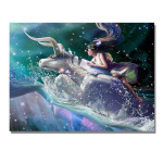 Deimantinis paveikslas 12 Zodiako deimantų siuvinėjimas Žvaigždėtas naktinis peizažas Siuvinėjimas kryželiu 20X30CM