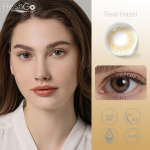 FreshGo Natrual Color kontaktiniai lę&scaron;iai akims Kosmetika Pilki akių kontaktai 1 pora kasmetinių Beauty Pupils spalvotų lę&scaron;ių