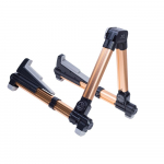 Dvigubas gitaros stovas A-rėmo sulankstomas reguliuojamas laikiklis atrama aliuminio lydinys universalus skirtas Double Type auksas