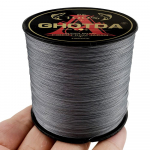 GHOTDA 1000M pintas žvejybos valas, 12 vijų PE daugiagijinė viela 25 30 39 50 65 77 92 120 135 LB 25lb tamsiai pilka spalva