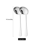 Namų aksesuarai Virimo reikmenys Sriubos &Scaron;auk&scaron;tas Restoranas Nerūdijančio plieno Gilus dugnas stalas Vakarienė Ilga rankena Daugiafunkcis sidabras