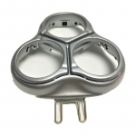 Skustuvo skustuvo laikiklio dangtelis Vyri&scaron;kas barzdos keitimas, skirtas Philips Norelco HQ7415 HQ7615 HQ6865 HQ6867 HQ6870 HQ6871 HQ6885 HQ6888 HQ6889 HQ6890 HQ6893 sidabras