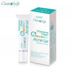 Clearasoft Intensive Clear Acne Gel, Acne Free in 24 hrs., Dermatologically Tested, Paraben Free, Coloring Agent Free, Fragrance Free, 15 g.