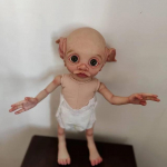 42 CM Reborn Fairy Doll Smulkinta baigta lėlė kaip paveikslėlyje, be suknelės, tikrovi&scaron;ka rankų darbo lėlė.