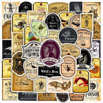 10/50 vnt Retro gotikinis vaistininkas vaistininkas ragana vandeniui atsparūs lipdukai Automobilis Kelioninis bagažas Gitara &Scaron;aldytuvas Puikus grafiti lipdukas 10pcs