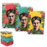 Frida Kahlo [A0615] - Set de 6 bo&icirc;tes &agrave; Souvenirs 'Frida Kahlo' multicolore - 36x28x16 cm
