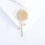 &bdquo;Blucome&ldquo; nerūdijančio plieno kiaulpienių gėlių sagė moterims, žavinga &bdquo;Plant Office&ldquo; vakarėliui kasdieniams kostiumų segtukai papuo&scaron;alai aksesuarai