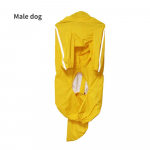 Apdangalas uodegos &scaron;uniui lietpaltis dideliems &scaron;unims Visas komplektas Auksaspalvis retriveris Didelio &scaron;uns drabužiai Keturioms pėdoms atsparūs lietaus reikmenys naminiams gyvūnėliams 8XL