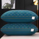 2 vnt. penkių žvaigždučių vie&scaron;bučio anti-plunksnų pagalvė, skirta miegamojo pagalvės &scaron;erdies apsaugai gimdos kaklelio slankstelių pagalvė namuose 2PCS