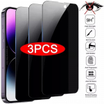 3PCS Privatumo grūdinto stiklo apsauga nuo &scaron;nipinėjimo ekrano plėvelė, skirta Apple iPhone 11 12 13 14 Pro Max ProMax Plus mini 7 8 Plus 14Pro 14ProMax X XS XR iphone 14 Pro Max pilka