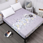 Spausdinta vandeniui atspari lovos čiužinio apsauga nuo erkių lovos čiužinio užvalkalas, kvėpuojantis mink&scaron;tas lovos užvalkalas be pagalvės 80 X 200 CM Only Sheet