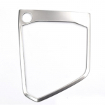 Automobilio stiliaus nerūdijančio plieno dangtelio lipdukai pavarų perjungimo skydelio vidinė apdailos liejimo detalė Volkswagen VW Tiguan 2020-2017 sidabras