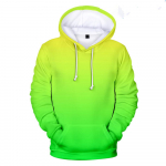 Neoninis žalias gobtuvas vyrų/moterų Harajuku pavasario rudens drabužiai 3D vyri&scaron;ki megztiniai megztiniai Gatvė Spalvinga spauda Hip Hop tendencija 4XL XXXL