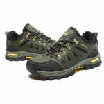 Rudens/žiemos plius medvilnė plius aksomas žemu aulu laisvalaikio sportiniai žygio batai vyrams ir moterims 48 armijos žalia spalva