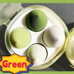 4 vnt Women Makeup Puff Makeup Sponge Foundation Powder Sponge 4 pcs violetinė