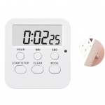 Skaitmeninio laikmačio magnetų raudona lemputė mirksi įspėjimo priminimas A mėlyna