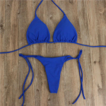 Seksualus bikinis moteri&scaron;kas maudymosi kostiumėlis Push-Up liemenėlė Bikinio rinkinys 2 dalių tvirtas maudymosi kostiumėlis maudymosi kostiumėlis maudymosi kostiumėlis Nuimamas krūtinės įklotas XL