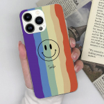 Apple iPhone 11 12 13 14 15 Pro Max X XS XR SE 6 7 8 Plus telefono dėklas vir&scaron;elis skaidrus smūgiams atsparus matinis mink&scaron;tas silikonas vaivoryk&scaron;tės spalvų skirtas iPhone bamperiui iPhone 11