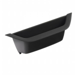 Juodos/smėlio spalvos/anglies pluo&scaron;to i&scaron;vaizda automobilio priekinių kairiųjų durų vidinės rankenos traukiamoji apdaila, skirta BMW X3 F25 X4 F26 2011-2017 salono priedai juoda