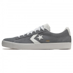 Converse Pro Leather Vulc Pro Suede žemi unisex sportbačiai, mėnulio pilkumo, balti A04153C 35