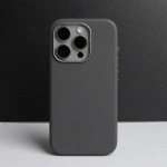Nappa odinis dėklas, skirtas iPhone 15 14 Pro Max Magnetic Supercar Interjeras Natūralios odos verslo auk&scaron;čiausios kokybės karvės telefono dangtelis for iPhone 14 Pro pilka