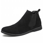 Zom&scaron;inės odos Chelsea Boots Vyri&scaron;ki briti&scaron;ko stiliaus krovininiai batai lauko laisvalaikio suknelės batai 39