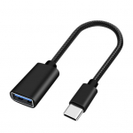 C tipo USB C į USB adapteris OTG kabelis USB C ki&scaron;tukinis USB 2.0 lizdas kabelio adapteris biurui mėlyna