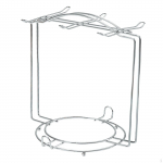 Stand Rack Organizer Cup for mug sidabras