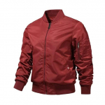 Karinės striukės vyrams, Monochromatinė Bomber striukė, Vir&scaron;utiniai drabužiai, Aviator beisbolo striukės, Lauko apranga, Pavasaris ir Ruduo XXL ruda