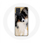 Coque pour Samsung Galaxy A32 5G &Eacute;pagneul nain continental papillon Race de chiens
