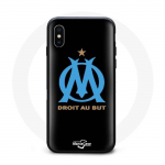 Coque Iphone XS max foot olympique de marseille bleu