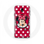 Coque pour Samsung Galaxy J7 2017 Minnie Mouse Dessin anim&eacute; Rouge