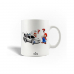 Mug en C&eacute;ramique Super Mario Retour vers le futur