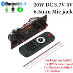 20 W stiprintuvas DC 5V MP3 WMA WAV dekoderio plok&scaron;tė Bluetooth garso modulio palaikymas 6,5 mm mikrofonas FM radijas TF USB automobilio garso muzikos grotuvas garsiakalbiai &bdquo;pasidaryk pats&ldquo;
