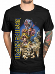 Iron Maiden Somewhere Back In Time Juodi klasikiniai roko metaliniai mar&scaron;kinėliai S