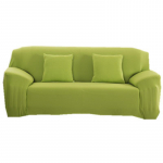 1-4 vietų madingi atlo&scaron;ų užvalkalai Retro gultai sofos užvalkalai mink&scaron;ti sofos užvalkalai įvairiaspalviai 1 seater &scaron;viesiai žalios spalvos