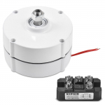 400 W trifazis generatorius retųjų žemių NdFeB nuolatinio magneto generatorius 750 aps./min. 12 V didelės spartos With Controller balta