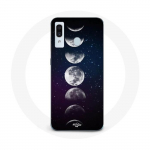 Coque Maniacase pour Samsung Galaxy A30 lune phase nuit etoile