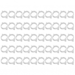 20 vnt. Sodmenų tvirtinimo segtukai Greitai atidaromi augalų atraminiai segtukai Skaidrūs vynmedžių tvirtinimo sagtys, skirtos skiepyti, ri&scaron;ti vynmedžius ir kabančius augalus sveikam augimui balta