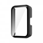 Dėklas+Stiklas Samsung Galaxy Fit 3 Apsaugantis nuo įbrėžimų PC Buferis Ekrano Apsauginis Dangtelis Samsung Galaxy Fit3 Priedai for Galaxy Fit 3 juoda