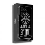 Pentagrama 666 Demoni&scaron;kas &Scaron;ėtoni&scaron;kas Telefono Dėklas 14 11 12 Pro 8 7 14 Plus 2020 X Pro 14 MAX 13 MINI XR XS Mink&scaron;ti iphone 14 Telefono Dėklai iphone XR
