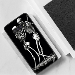 Skeleton telefono dėklas, skirtas Samsung Galaxy S7 Edge Plus S9 S20Plus S20ULTRA S10lite S225G S10 samsungS22plus5G