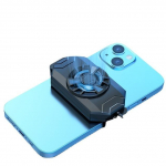 Ne&scaron;iojamojo mobiliojo telefono au&scaron;inimo ventiliatorius oro au&scaron;intuvas Radiatorius Mini USB žaidimo vėsinantis radiatorius, skirtas iPhone Xiaomi Samsung Huawei PUBG Gaming juoda