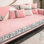 Prabangūs kini&scaron;ko stiliaus sofos užvalkalai Vienspalvis &scaron;enilis Neslystantis sofos pagalvėlė Svetainės sofoms Universalus fotelio užvalkalas Rank&scaron;luostis 70x70cm 1pcs